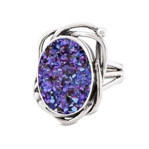 Whirlpool Ring in various gemstones